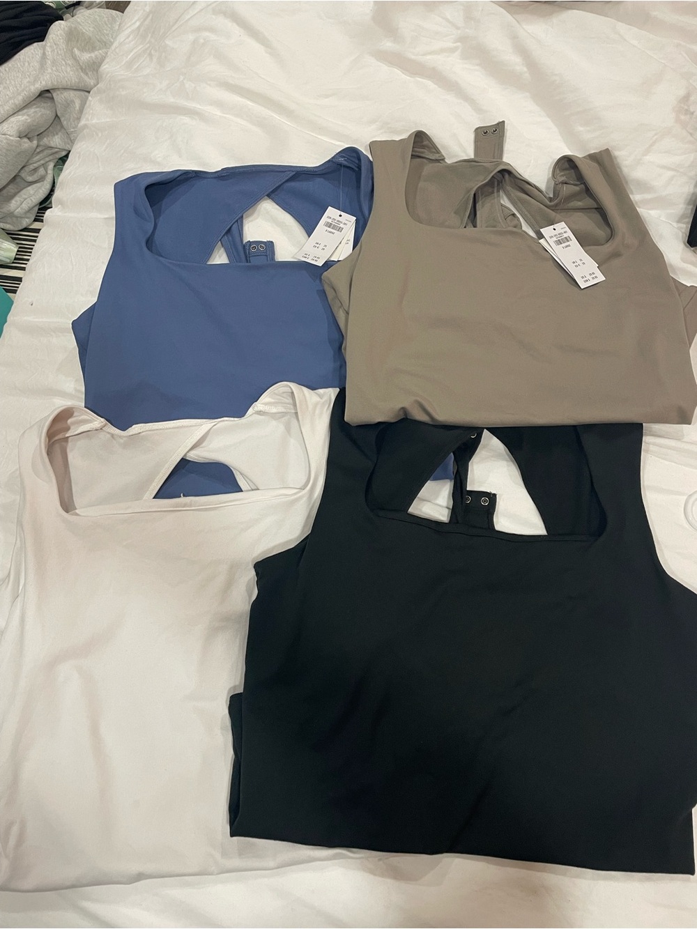Hollister bodysuits, set of 4, size XL